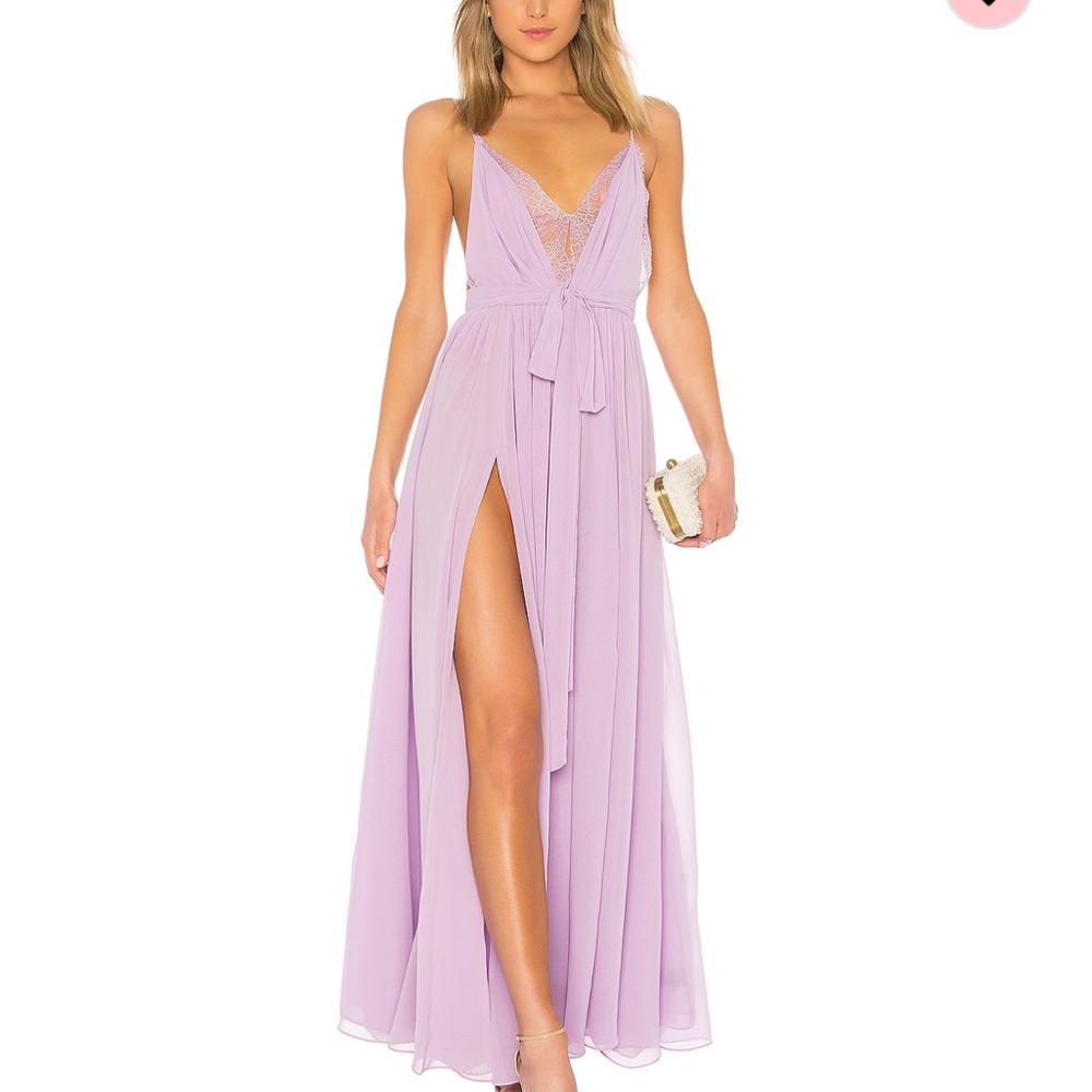 Revolve Michael Costello Lavender Gown